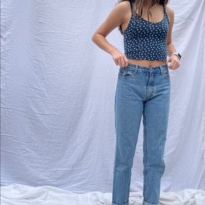 PacSun blue floral tank $6 + shipping